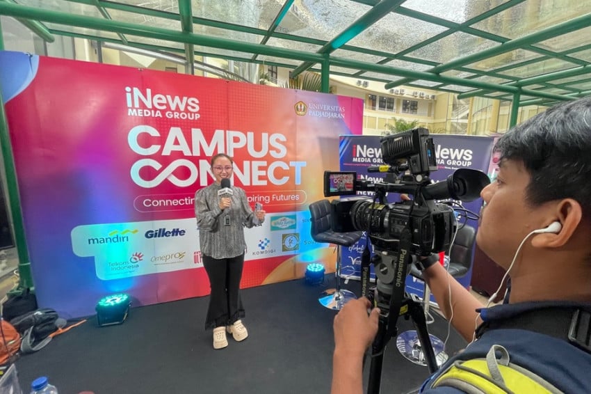 iNews Media Campus Connect Unpad: Mahasiswa Antusias Jadi Reporter