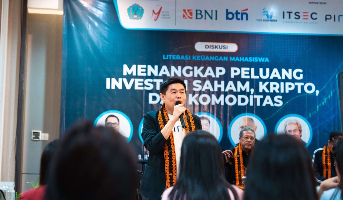 Ilustrasi literasi investasi mahasiswa untuk artikel HIMAPEN dan Platform Kripto Dorong Literasi Investasi Mahasiswa